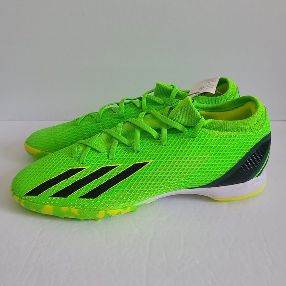 NEW Adidas X Speedportal.3 TF Soccer Shoes GW8484 Size 12 Green